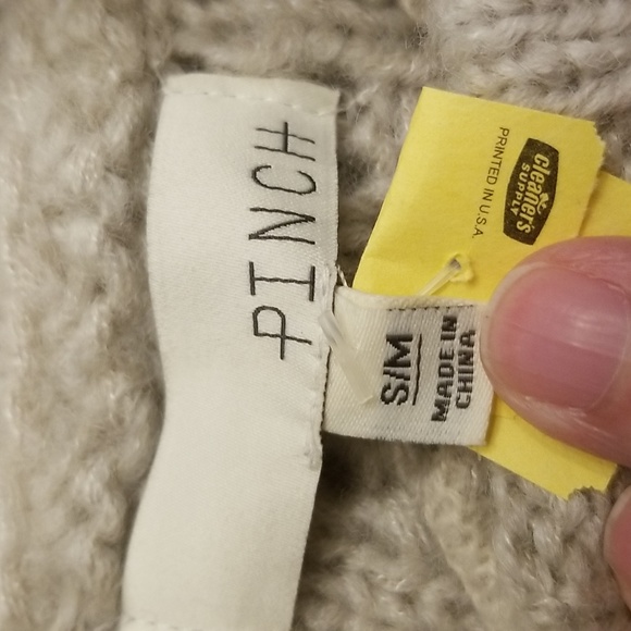 Pinch Cable Knit Mini Sweater Dress, Light Grey, S/M  $45 - Picture 6 of 10